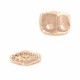 Cymbal ™ DQ metal bead substitute Varidi for SuperDuo beads - Rose gold